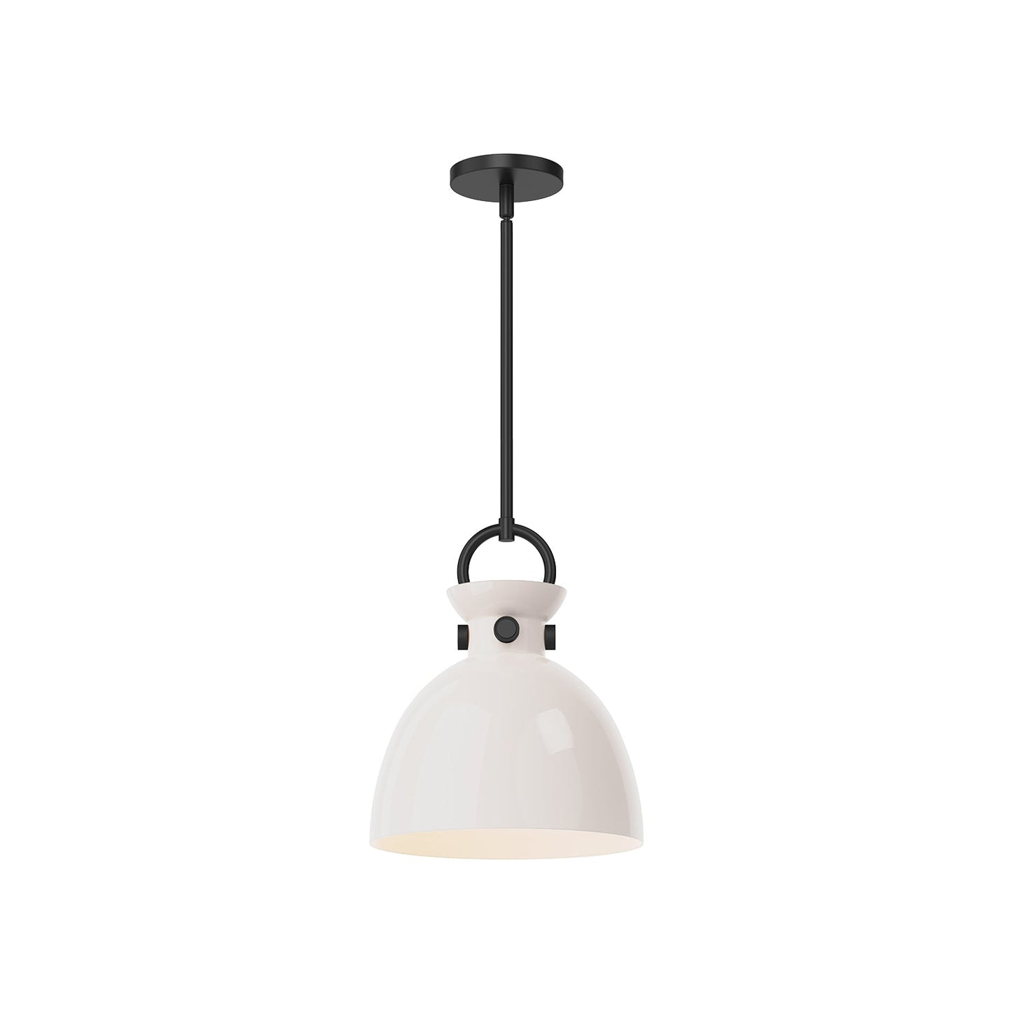 Alora Mood Waldo matte black pendant PD411811MBGO