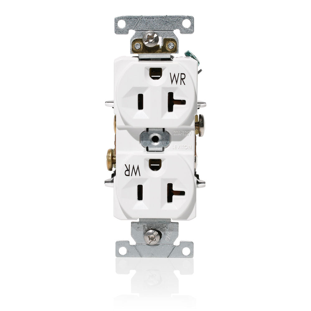Leviton WBR20-W Receptacle