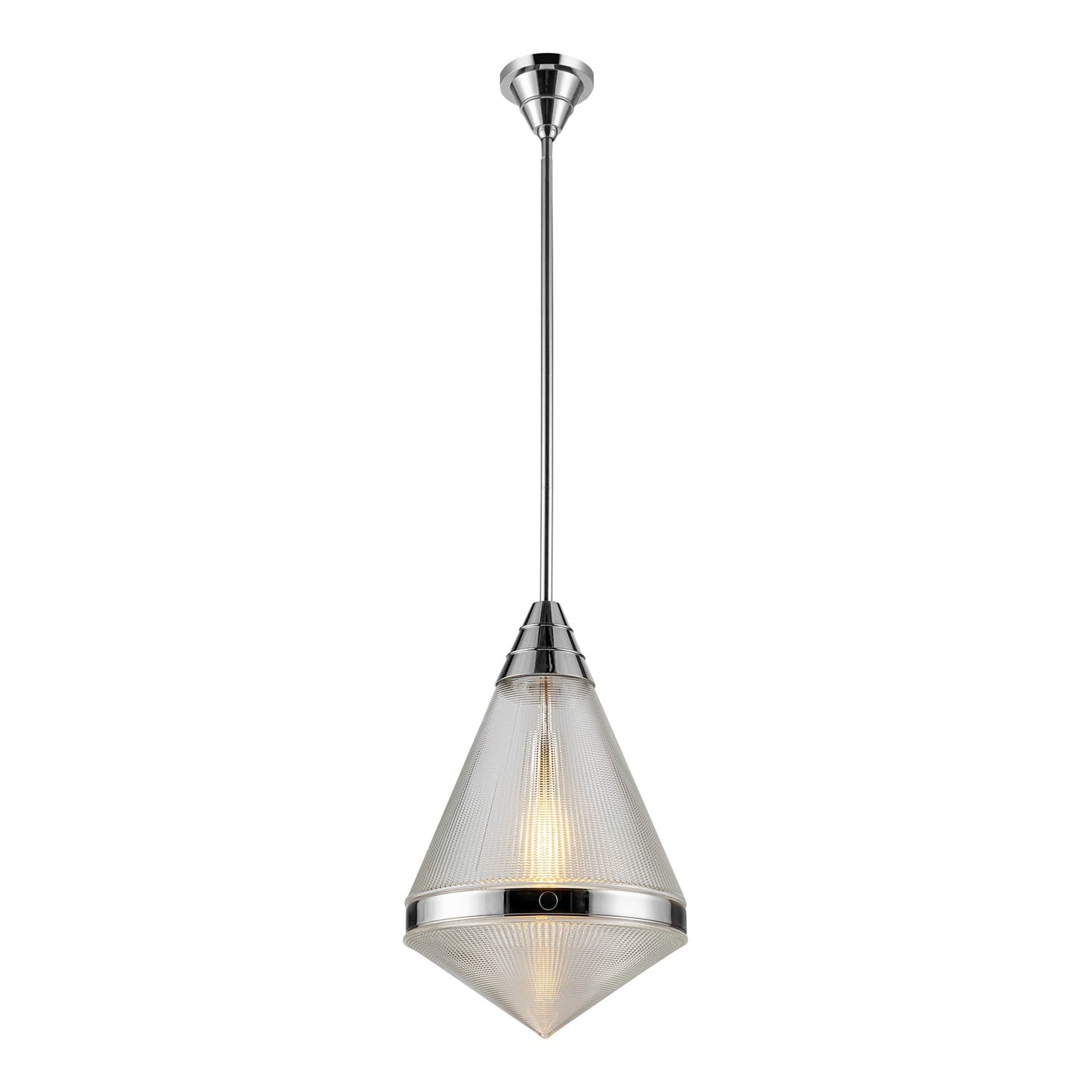 Alora Willard polished nickel pendant PD348022PNPG