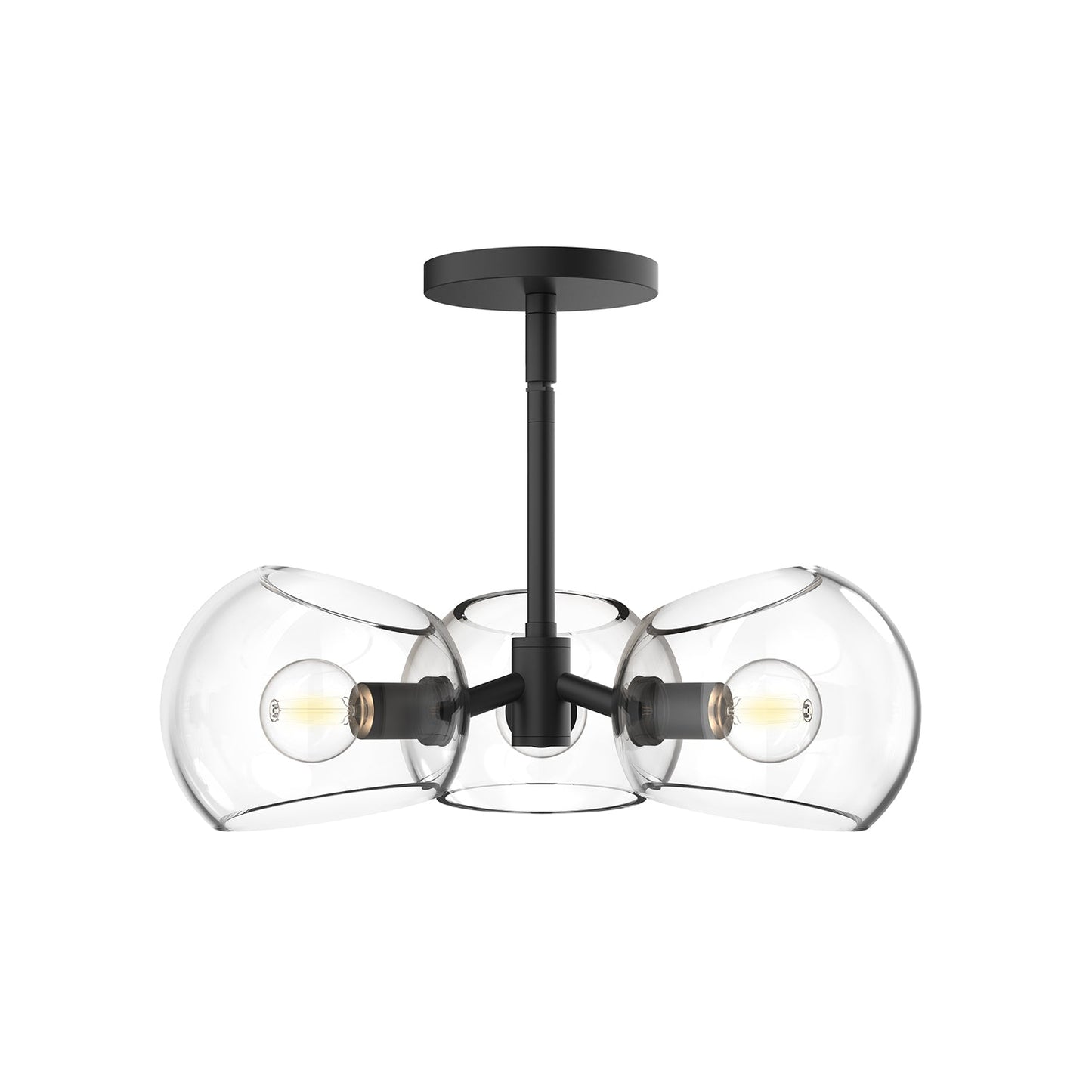 Alora Mood Willow clear glass pendant PD548315MBCL