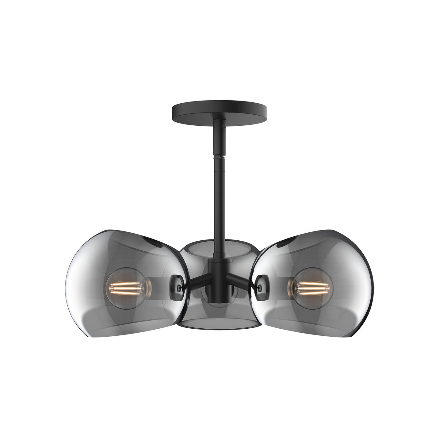 Alora Mood Willow matte black pendant PD548315MBSM