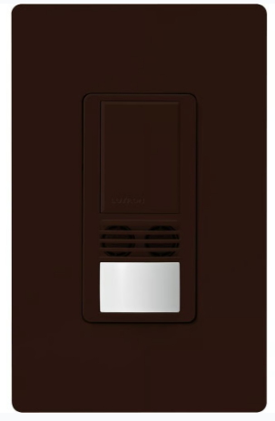 Lutron Maestro dual-tech vacancy sensor switch in Brown