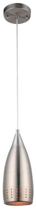 Westinghouse 1-light mini pendant light, brushed nickel