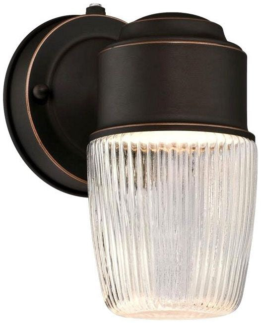 Westinghouse outdoor wall lantern, oil rubbed bronze, with clear glass