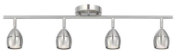 Westinghouse 4-light track lighting kit, brushed nickel