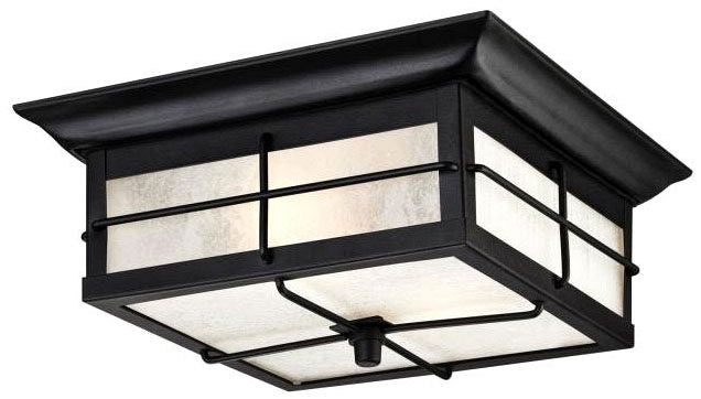 Westinghouse 2-light flush mount ceiling light, with frosted glass