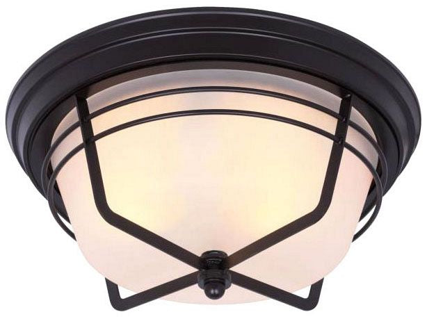 Westinghouse 2-light flush mount ceiling light, with frosted glass