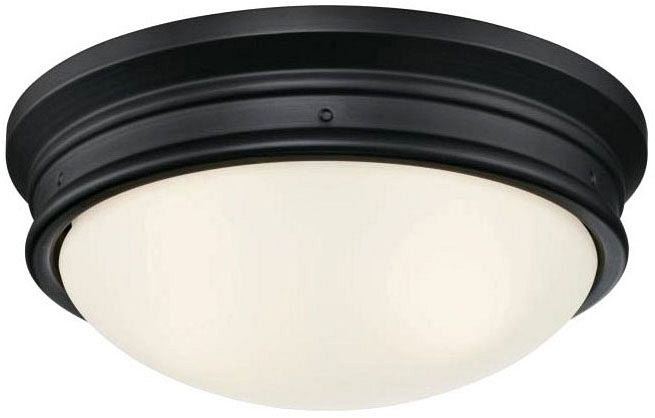 Westinghouse 2-light flush mount ceiling light, matte black