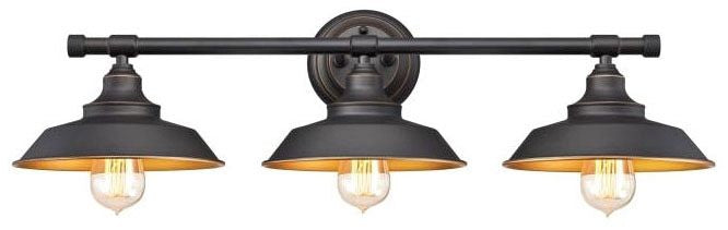 Westinghouse 3-light wall sconce, oil rubbed bronze