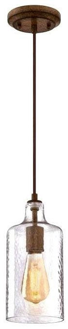 Westinghouse 1-light pendant light, barnwood