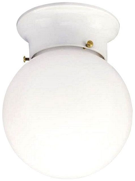Westinghouse 1-light flush mount ceiling light, white