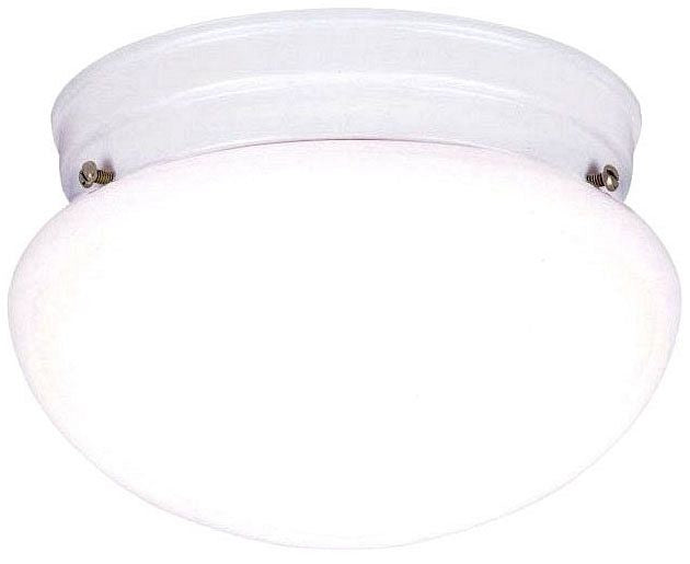 Westinghouse 1-light flush mount ceiling light, white