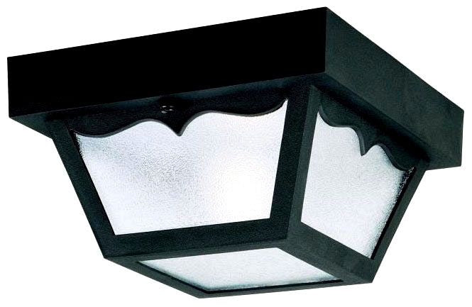 Westinghouse 1-light flush mount ceiling light, white, with frosted glass