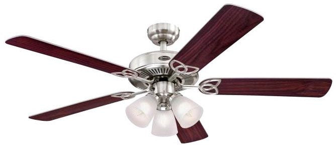 Westinghouse 52-inch ceiling fan, brushed nickel