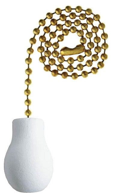Westinghouse fixture chain, white