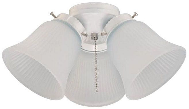 Westinghouse ceiling fan LED light kit, white, with frosted glass