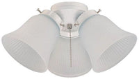 Westinghouse ceiling fan LED light kit, white, with frosted glass