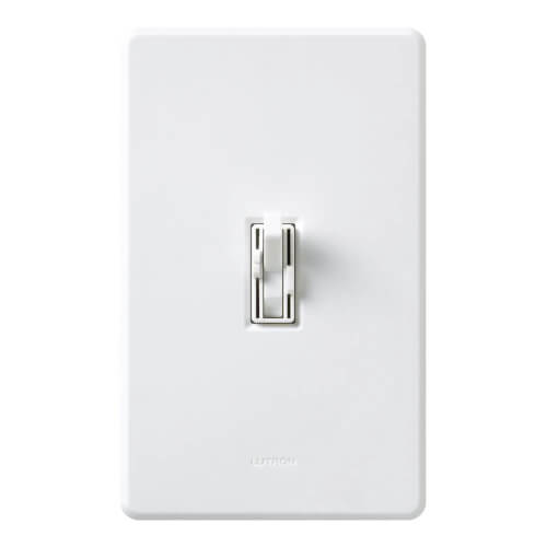Lutron Ariadni fan and light control in White