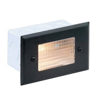 Corona Lighting CL-350-BK Lensed Step Light Black