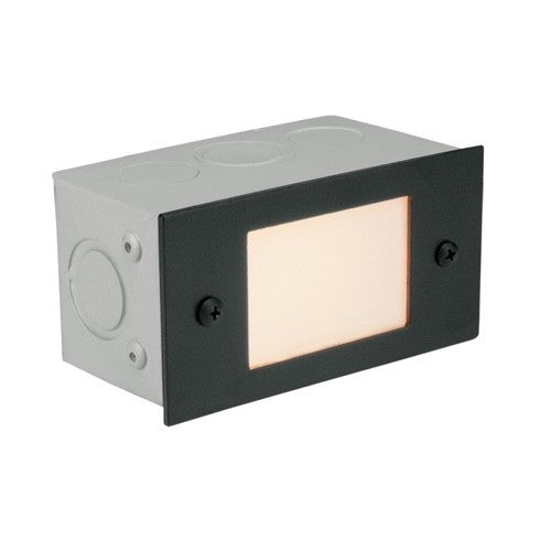 Corona Lighting CL-360-BK Lensed Step Light Black