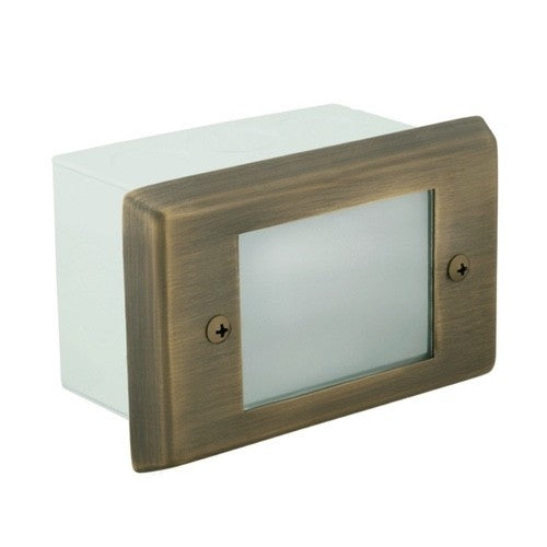 Corona Lighting CL-371B-AB Lensed Step Light Antique Bronze