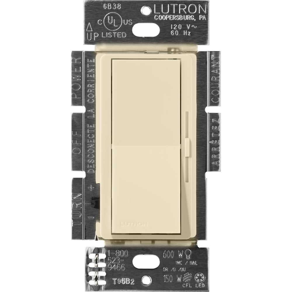 Lutron Diva dimmer switch in Sand