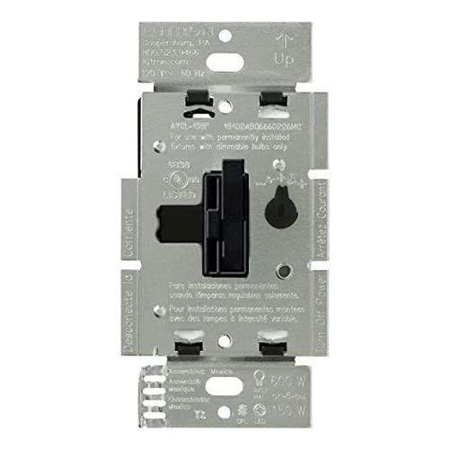 Lutron Ariadni 3-speed fan control in Black