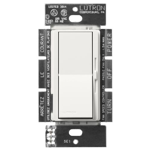 Lutron DVSCFSQ-F-RW Fan Control