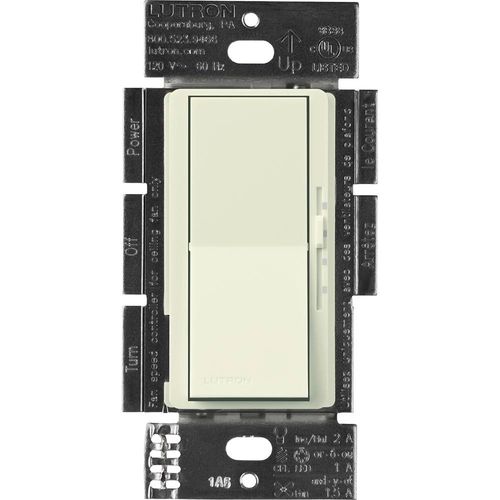 Lutron Diva fan and light control in Biscuit
