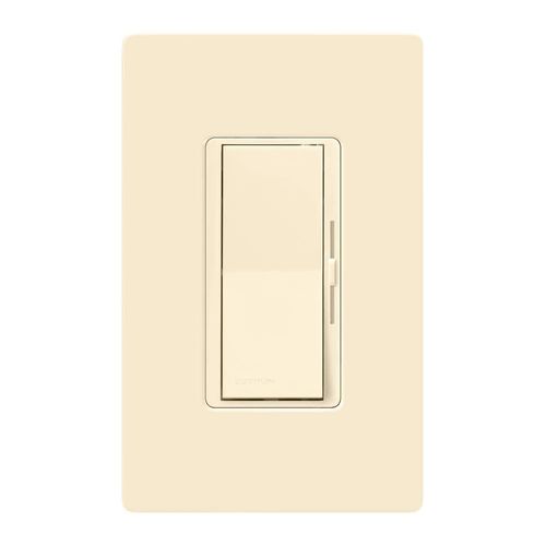 Lutron Diva LED+ dimmer switch in Light Almond