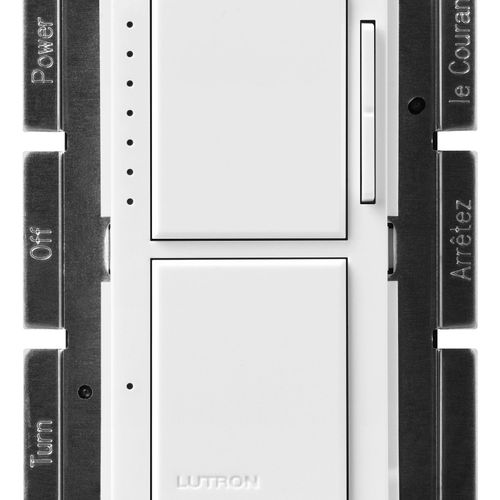 Lutron Maestro LED+ dimmer switch in White