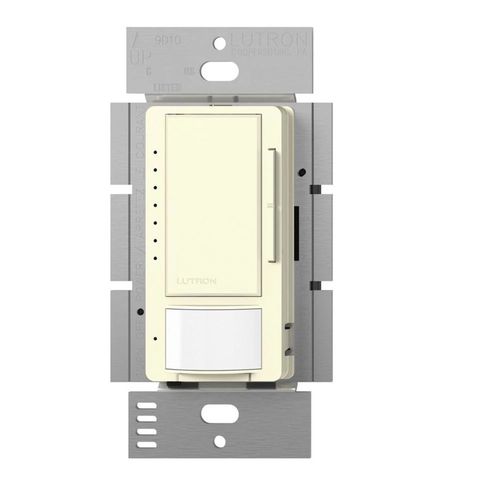 Lutron Maestro LED+ dimmer switch in Light Almond