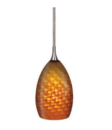 ELCO Lighting E12AT Glass Pendant 60W Max E26 Medium Base Athena