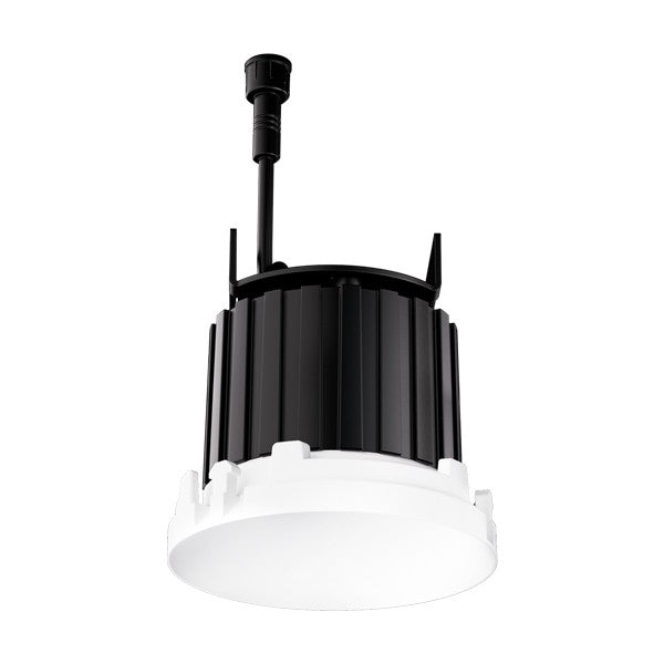 ELCO Lighting E1AK61F27BB 1 Inch Round Architectural Oak Trimless Reflector Downlight 2700K 38 Degree Black