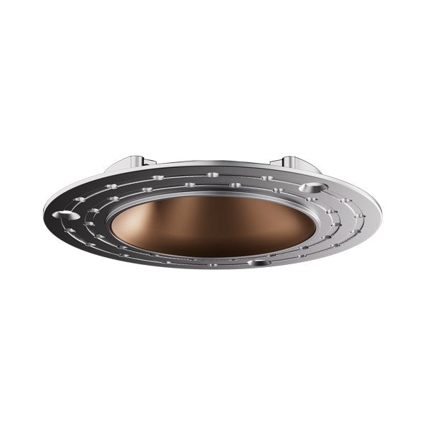 ELCO Lighting E1AK61F30BZ 1 Inch Round Architectural Oak Trimless Reflector Downlight 3000K 38 Degree 900 lm All Bronze