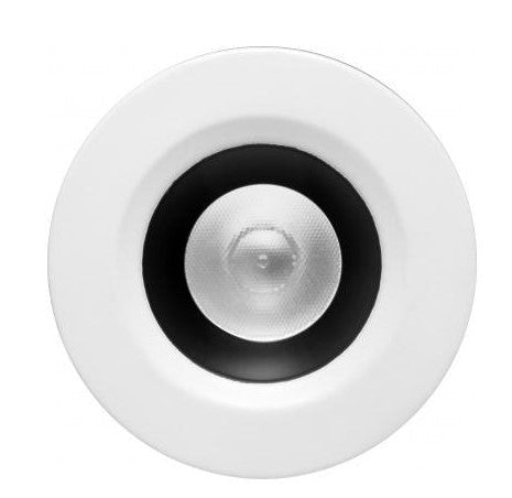 ELCO Lighting E1L02FSDB 1 Inch Round Recessed Oak Reflector Downlight Sunset Dimming 38 Degree 450 lm Black