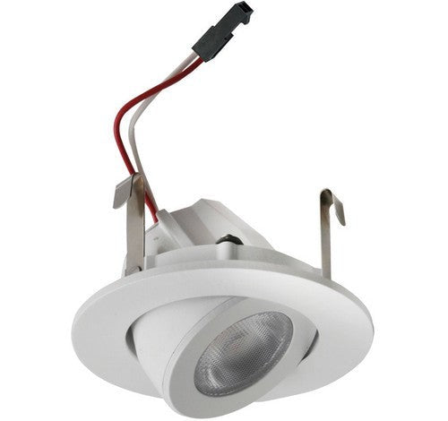ELCO Lighting E218C1827W 2 Inch Round High Lumen Adjustable LED Gimbal Light Engine 11W 120V 1050 lm 2700K 36 Degree White