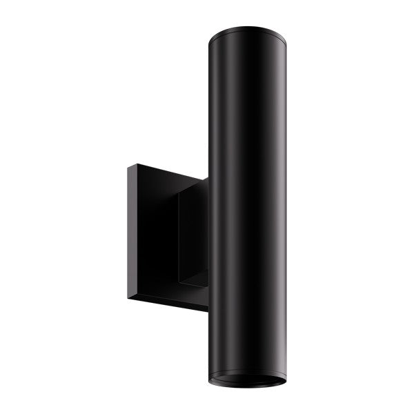 ELCO Lighting E25AB09-09SD 2-Inch Black LED Wall Mount Fixture, 950 lm