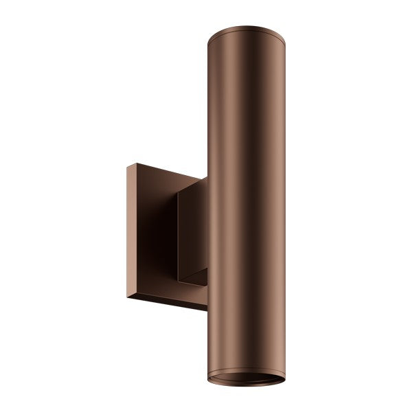 ELCO Lighting E25ABZ0324 2-Inch Bronze LED Wall Mount Fixture, 350 lm, 2400K