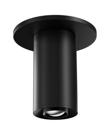ELCO Lighting E25FB-0730-FC 2-Inch Black LED Surface Mount Fixture, 750 lm, 3000K, 18°-50°