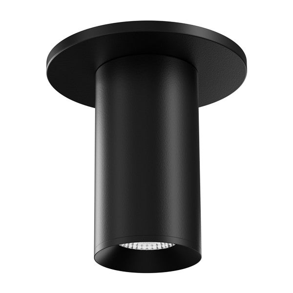 ELCO Lighting E25FB-0924-E 2-Inch Black LED Surface Mount Fixture, 950 lm, 2400K