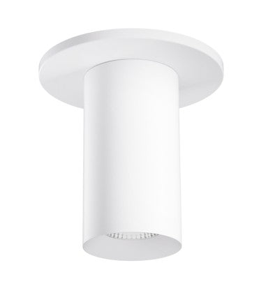 ELCO Lighting E25FW-0730 2-Inch White LED Surface Mount Fixture, 750 lm, 3000K, 38°