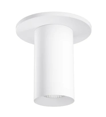 ELCO Lighting E25FW-10CT5 2-Inch White LED Surface Mount Fixture, 1000 lm, 5CCT, 38°
