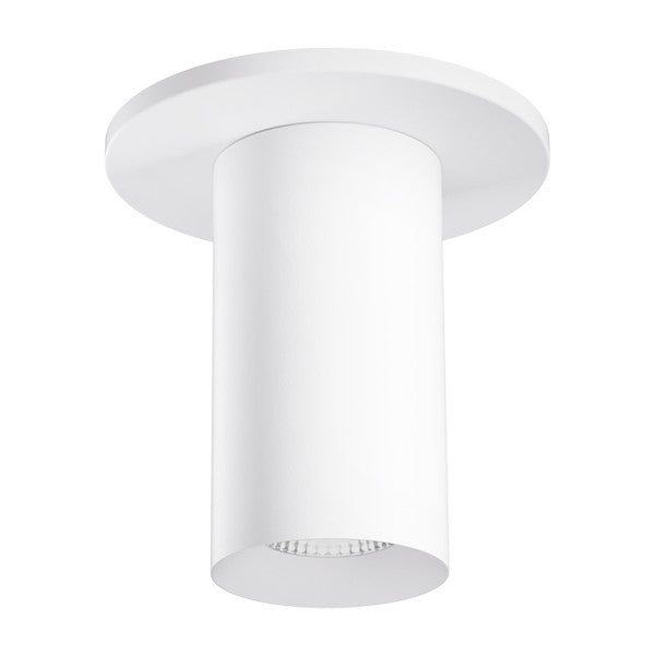 ELCO Lighting E25FW-11HC 2-Inch White LED Surface Mount Fixture, 1150 lm, 4000K / 2700K