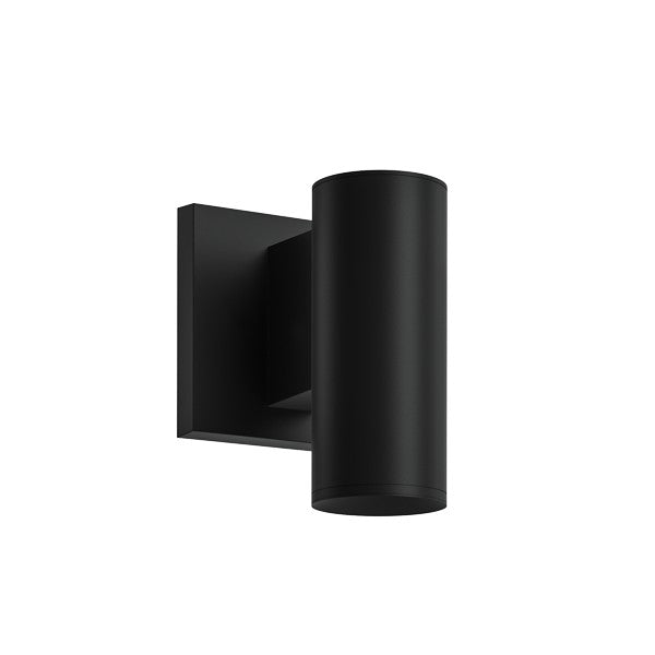 ELCO Lighting E25NYB-0730 2-Inch Black LED Wall Mount Fixture, 750 lm, 3000K