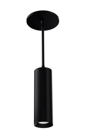ELCO Lighting E25PB-0735 2-Inch Black LED Pendant Light, 750 lm, 3500K, 38°