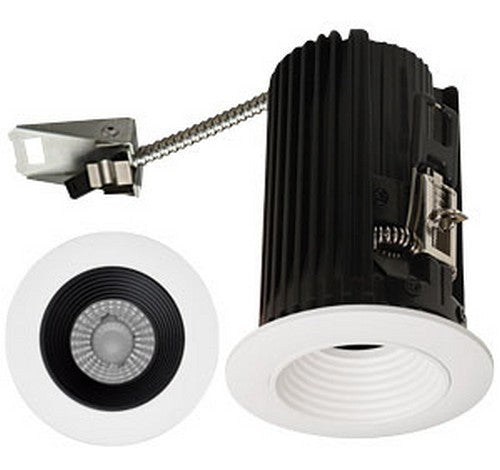 ELCO Lighting E2L14F27B Teak System 2" Round Baffle 35 Degree Beam Angle 2700K