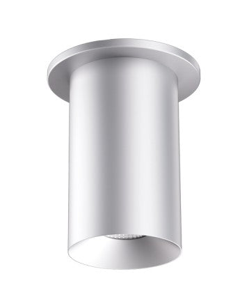 ELCO Lighting E36FS-0927 3-Inch Silver LED Surface Mount Fixture, 950 lm, 2700K, 38°