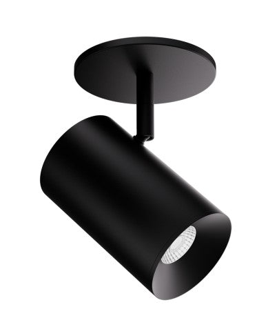 ELCO Lighting E36MB-1527-W 3-Inch Black LED Monopoint Fixture, 1500 lm, 2700K, 60°