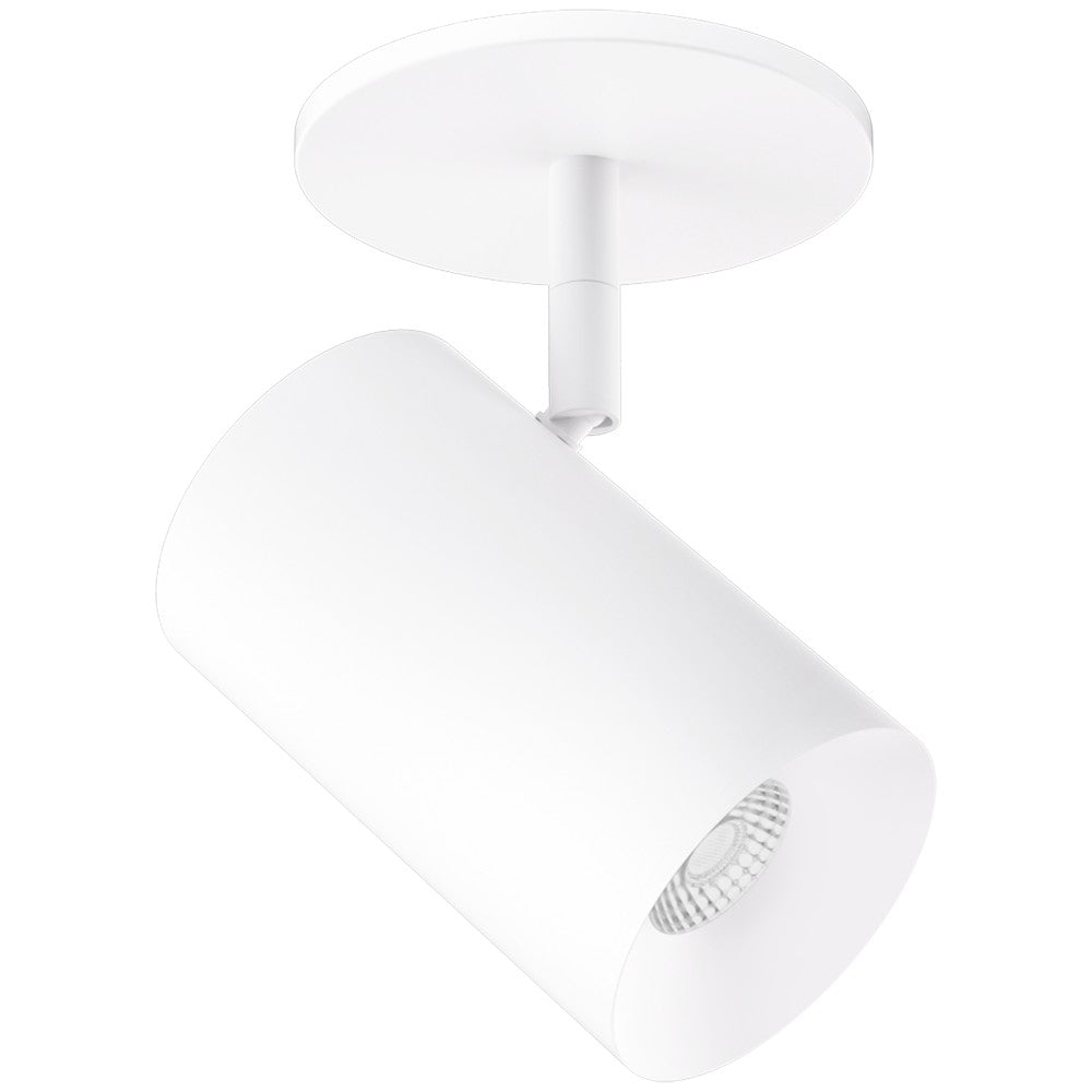 ELCO Lighting E36MW-0730D-W 3-Inch White LED Monopoint Fixture, 750 lm, 3000K, 3-in-1